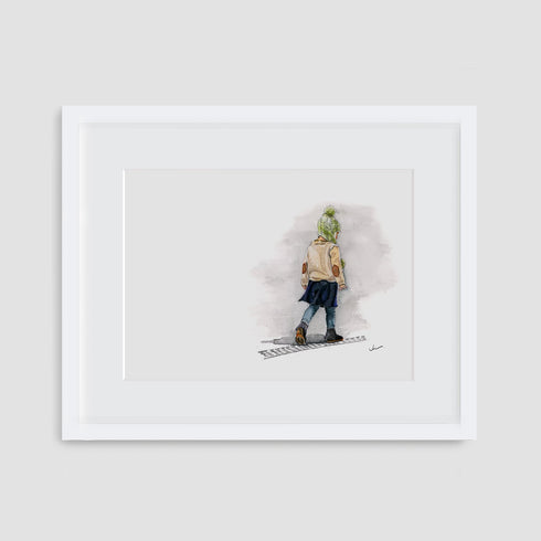 WALK AWAY ARCHIVAL GICLEE ART PRINT